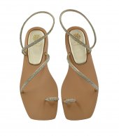 SANDAL U14-016 PLATINUM LEATHER 1