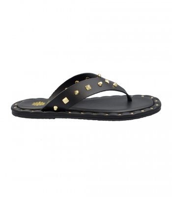 SANDAL U11-001 BLACK LEATHER 2
