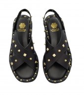 SANDAL U11-005 BLACK LEATHER 1