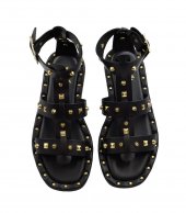 SANDAL U11-007 BLACK LEATHER 1
