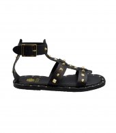 SANDAL U11-007 BLACK LEATHER 2