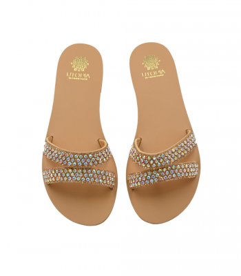 SANDAL U1-064 NATURAL LEATHER 1