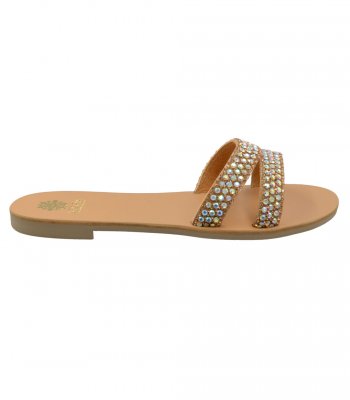 SANDAL U1-064 NATURAL LEATHER 2
