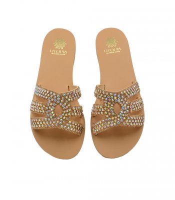 SANDAL U1-065 NATURAL LEATHER 1