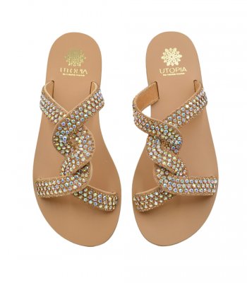 SANDAL U1-067 NATURAL LEATHER 1