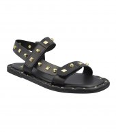 SANDAL U11-006 BLACK LEATHER 3