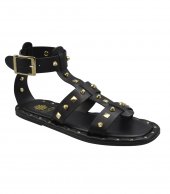 SANDAL U11-007 BLACK LEATHER 3