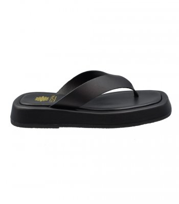 SANDAL U10-001 BLACK LEATHER 2