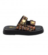 SANDAL U10-002 BLACK FABRIC 2