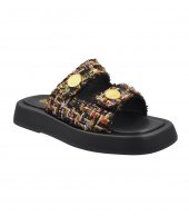 SANDAL U10-002 BLACK FABRIC 3
