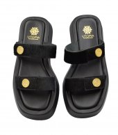 SANDAL U10-003 PONY BLACK 1