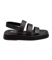 SANDAL U10-004 BLACK LEATHER 2