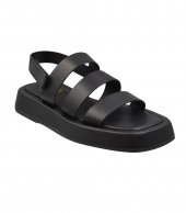 SANDAL U10-004 BLACK LEATHER 3