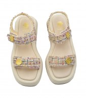 SANDAL U10-005 WHITE FABRIC 1