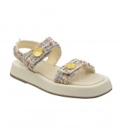 SANDAL U10-005 WHITE FABRIC 3