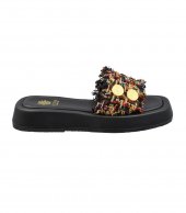 SANDAL U10-006 BLACK FABRIC 2