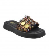 SANDAL U10-006 BLACK FABRIC 3