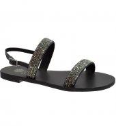 SANDAL U1-069 BLACK LEATHER 3