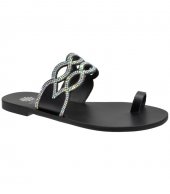 SANDAL U1-098 BLACK LEATHER 3