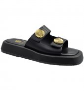 SANDAL U10-012 BLACK LEATHER 3