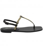 SANDAL U14-023 BLACK LEATHER 2