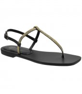 SANDAL U14-023 BLACK LEATHER 3