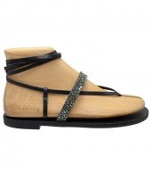 SANDAL U1-111 BLACK STRASS 2