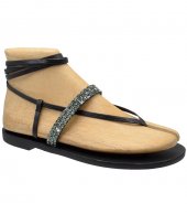 SANDAL U1-111 BLACK STRASS 3