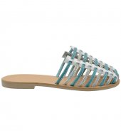 SANDAL U1-142 WHITE LEATHER 2