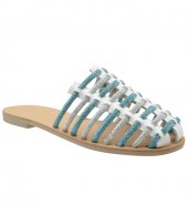 SANDAL U1-142 WHITE LEATHER 3