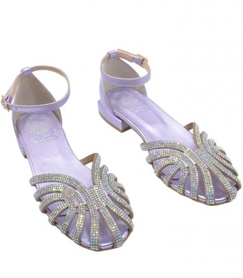 LUXURY SANDAL U35-018 LILAC LEATHER 1