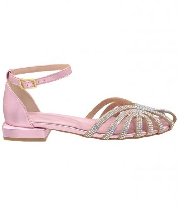 LUXURY SANDAL U35-018 PINK LEATHER 2