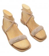 SANDAL U44-005 ROSE GOLD STRASS  1