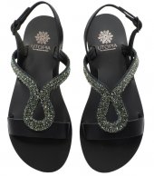 SANDAL U1-083 BLACK LEATHER 1