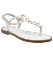 SANDAL U2-048 WHITE LEATHER 3