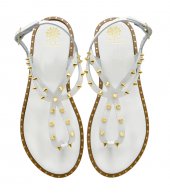 SANDAL U2-048 WHITE LEATHER 1