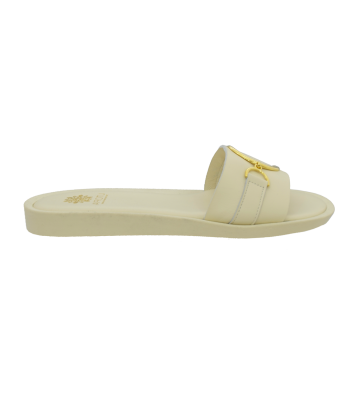 SANDAL U3-001 OFF WHITE LEATHER 2