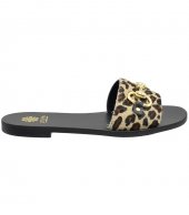 SANDAL U1-068 LEOPARD PONY LEATHER 2