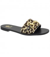SANDAL U1-068 LEOPARD PONY LEATHER 3