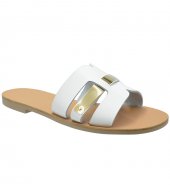 SANDAL U1-117 WHITE LEATHER 3