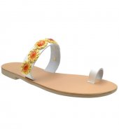 SANDAL U1-118 WHITE LEATHER 3