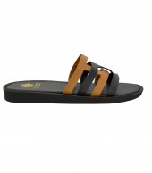 SANDAL U3-008 BLACK LEATHER 2