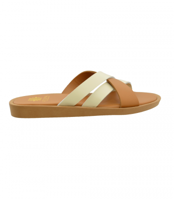 SANDAL U3-009 OFF WHITE LEATHER 2