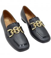 MOCCASINS  U65-014 BLACK LEATHER 1