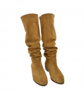 BOOTS FLAT U56-206 TABA CASTOR LEATHER 1