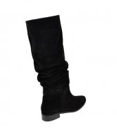 BOOTS FLAT U56-206 BLACK CASTOR LEATHER 3