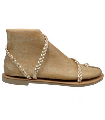 SANDAL U1-076  NATURAL LEATHER 2