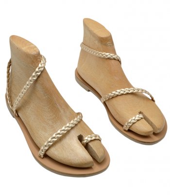 SANDAL U1-076  NATURAL LEATHER 1