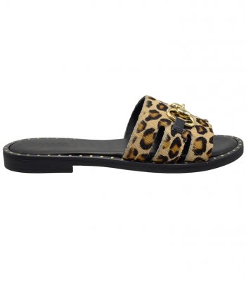 SANDAL U2-071 PONY LEOPARD 2