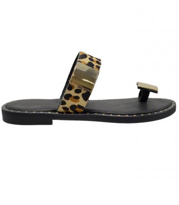 SANDAL U2-079  PONY LEOPARD 2